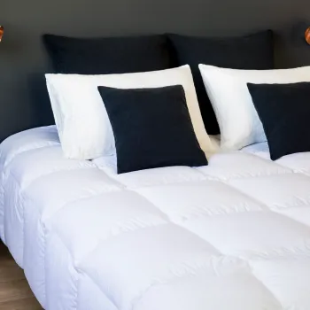 duvet and pillow